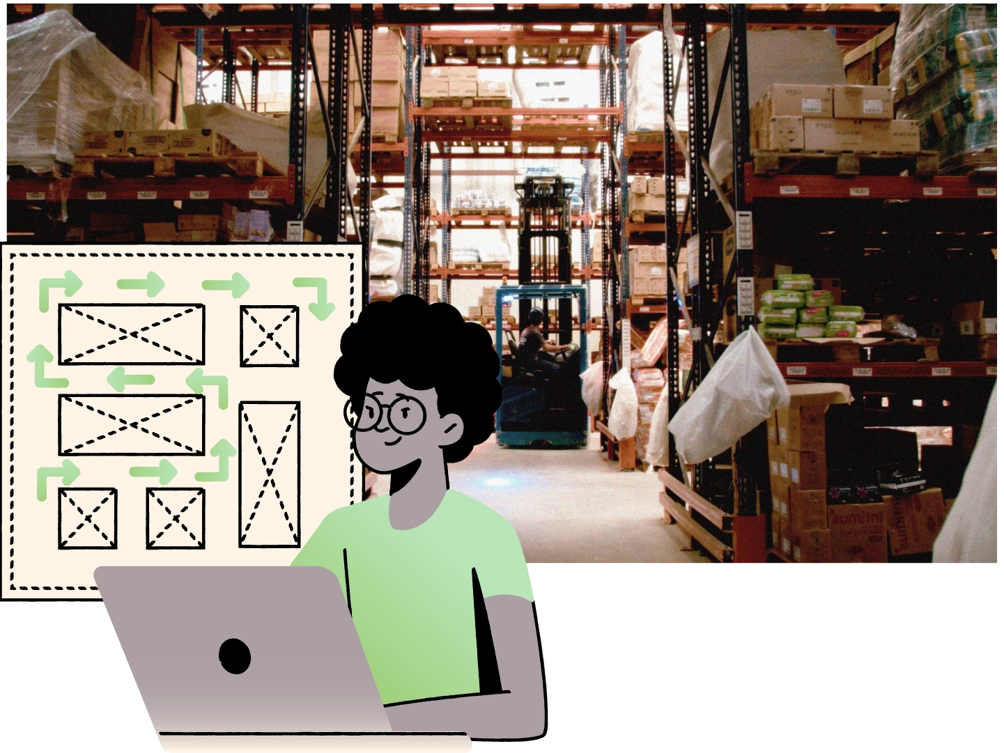 Reestruturação de depósitos e fluxos