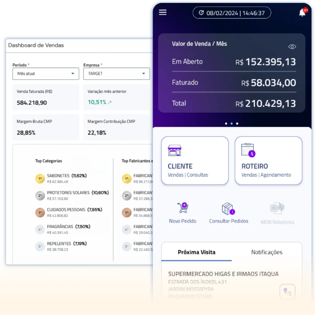 Configuração das políticas comerciais